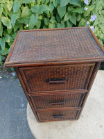 3 drawer small side table, lamp table, mini chest