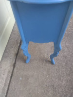 BLUE NIGHTSTAND OR SIDE TABLE/CABINET