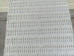 WHITE RATTAN STOOL, OTTOMAN OR END TABLE - 2 AVAILABLE