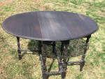 Antique Gateleg Wood Table