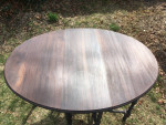 Antique Gateleg Wood Table