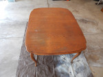 French Oak Dining Table-NEEDS to be refinished