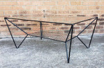 Mid Century Atomic Wrought Iron Coffee Table 1950's
