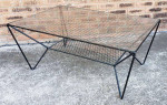 Mid Century Atomic Wrought Iron Coffee Table 1950's