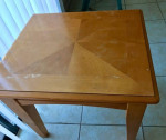 Sold Wood Table Finish or Paint 23' X 26"