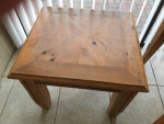 Sold Wood Table Finish or Paint 23' X 26"