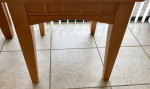 Sold Wood Table Finish or Paint 23' X 26"