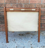 Danish Modern Teak Table Magazine Holder by Bent Silberg Møbler