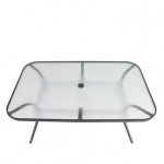 Style Selections Rectangle Outdoor Dining Table 38” W x 60” L