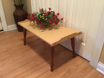 Modern solid wood coffee table