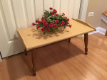 Modern solid wood coffee table