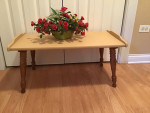 Modern solid wood coffee table