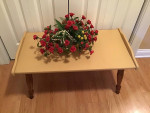 Modern solid wood coffee table