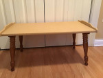 Modern solid wood coffee table