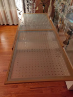 Calligaris (Italy) large, extendable dining room table, mint condition