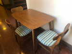 MCM Mid-century table and 3 chairs