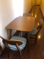 MCM Mid-century table and 3 chairs