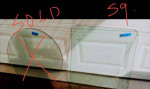 Glass table top oval glass top
