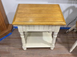 Ashley Furniture solid wood side table with drawer