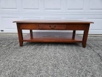 Ethan Allen country crossings coffee table