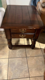 High end Wooden side table