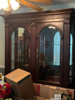 Dining table and china cabinets