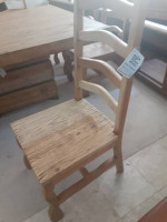 Brazilian Pine Dining Table with 8 Solid Wood Chairs