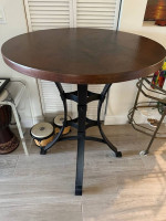 Copper Top Cocktail Table