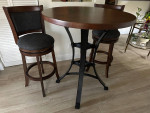 Copper Top Cocktail Table
