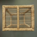 Small rattan side end table
