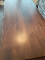 Solid Dark Walnut Live Edge Dining Table