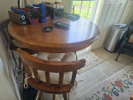 Furniture-Bar Height Table & 3 Stools