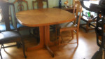 Table dining room wooden  4' square