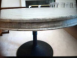 Rustic Distressed Grey Dining Table