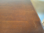Solid wood sofa table