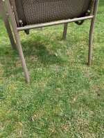 Large outdoor patio table and six chair set all for one price of