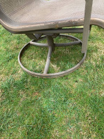 Large outdoor patio table and six chair set all for one price of