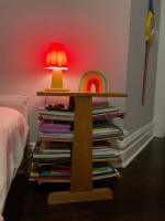 Levenger Spindle Magazine/Book Holder/Side Table