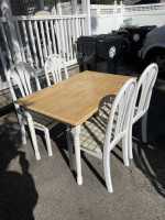 Dining table and 4 chairs