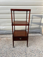 Regency Style Mahogany Three Tier Dumb Waiter Table. 19th Century.