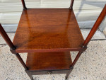Regency Style Mahogany Three Tier Dumb Waiter Table. 19th Century.