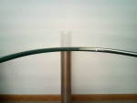 Glass Boomerang Side Table