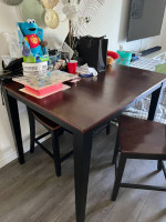MOVING MUST GO! Solid Wood American Signature Table with 4 chairs!