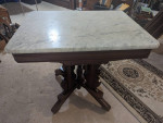 Marble Top Entry Table Antique Unique