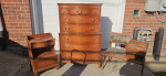 Dresser set by Morganton tallboy, side table