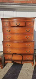 Dresser set by Morganton tallboy, side table