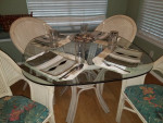 Glass Table w/Matching Chairs
