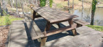 Picnic Table/ Solid Wood/ $50