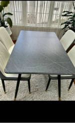 Modern Dining Table + 4 Chairs