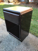 One drawer nightstand, side table, end table